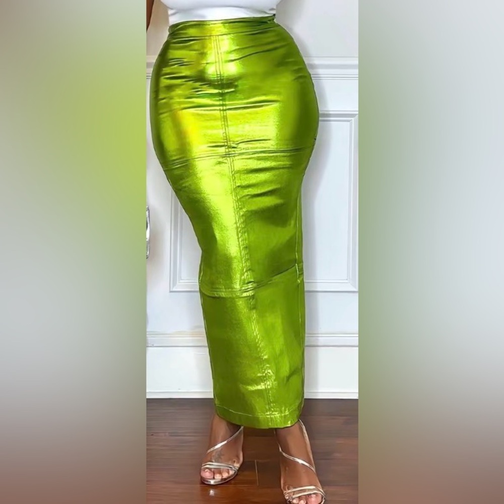 Shimmering Green Skirt